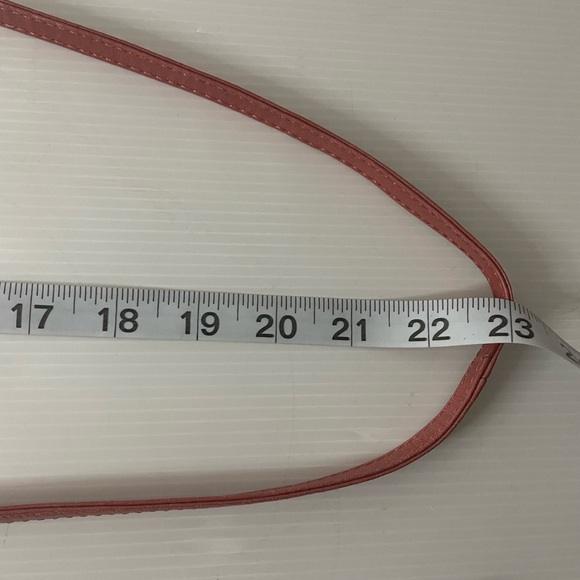 Hobo Red Pink Mara Crossbody Leather Bag - Picture 8 of 13